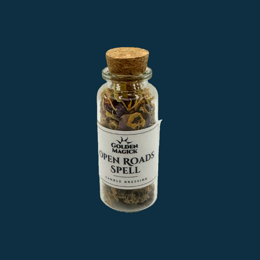 Open Roads (Abre Camino) Spell Herbal Blend – Clear Your Path to Opportunity | Candle Dressings