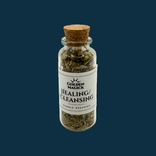 Healing & Cleansing Herbal Spell Blend – Purify, Restore & Renew Candle Dressing