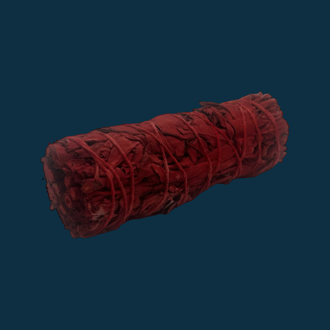 Dragon’s Blood Sage – 4” Smudge Stick for Energy Cleansing & Spiritual Healing