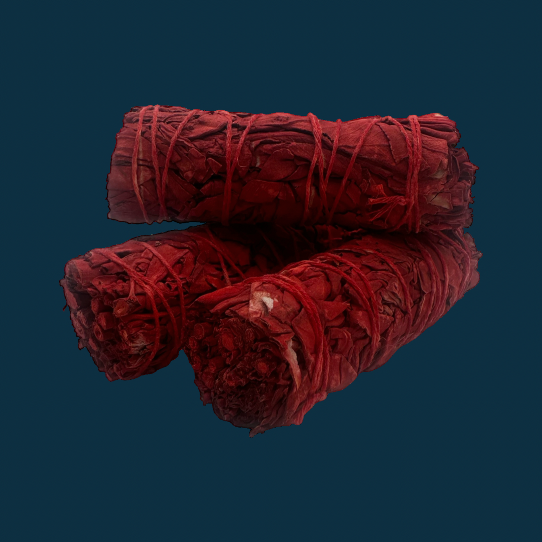 Dragon’s Blood Sage – 4” Smudge Stick for Energy Cleansing & Spiritual Healing