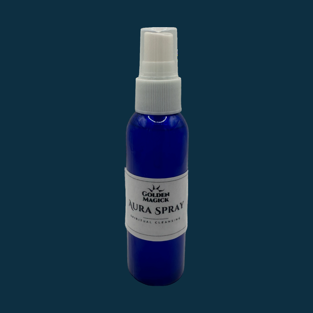 Aura Spray | Crystal-Infused Energy Cleanser for Spiritual Reset & High Vibrations