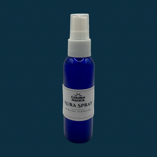 Aura Spray | Crystal-Infused Energy Cleanser for Spiritual Reset & High Vibrations
