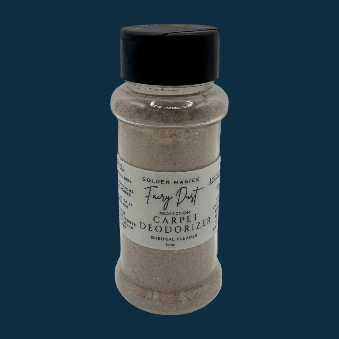 Spiritual Carpet Protection Powder | Fiery Shield for Home Protection with White Willow, Angelica, Eucalyptus & Cascillia