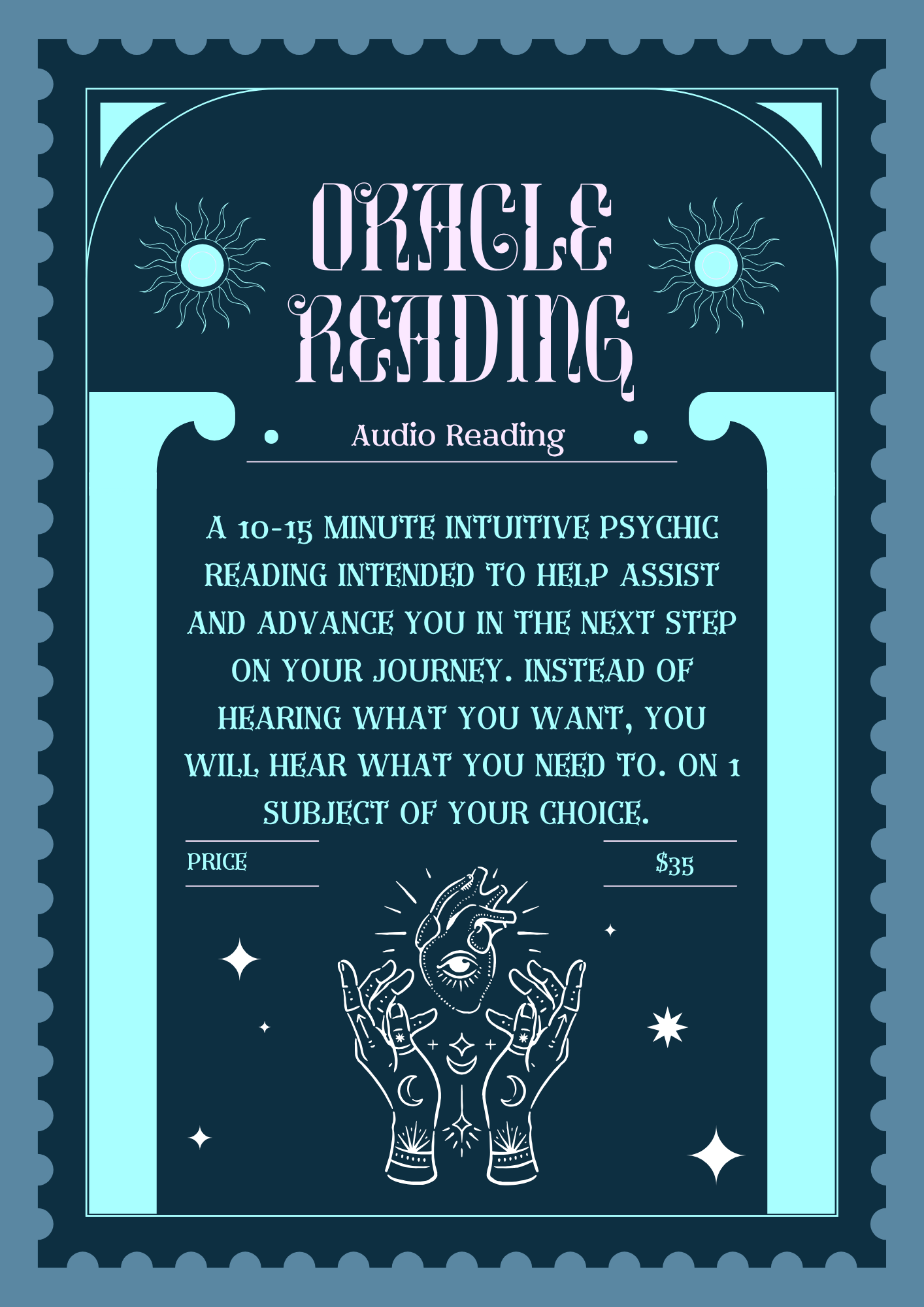 Oracle Reading (MUST READ FULL DESCRIPTION)