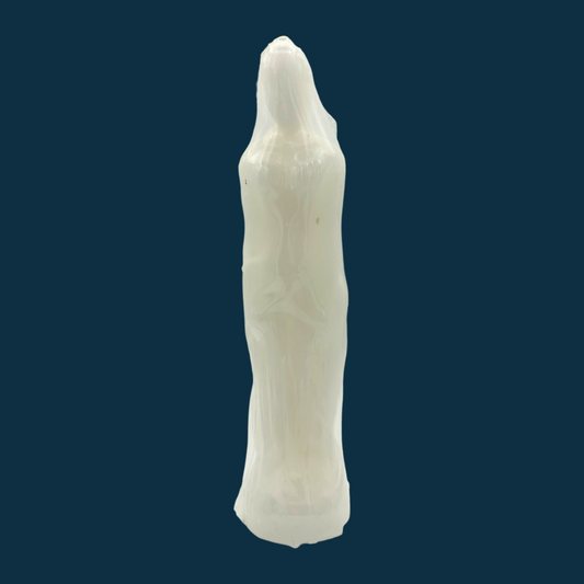 White Female Image Candle | Purity, Healing & Spiritual Balance