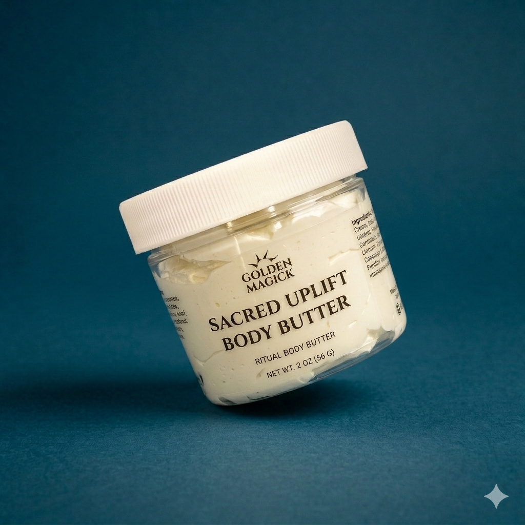 Sacred Uplift Body Butter | Nourishing Ritual Moisturizer for Radiant Skin & Intentional Self-Care